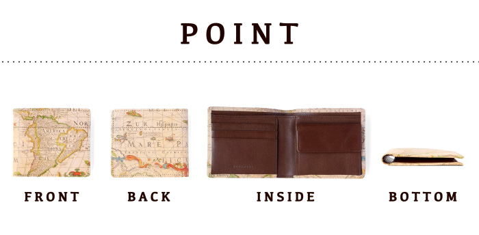 アートヌメレザー二つ折り財布の使い勝手のいいポイントを紹介