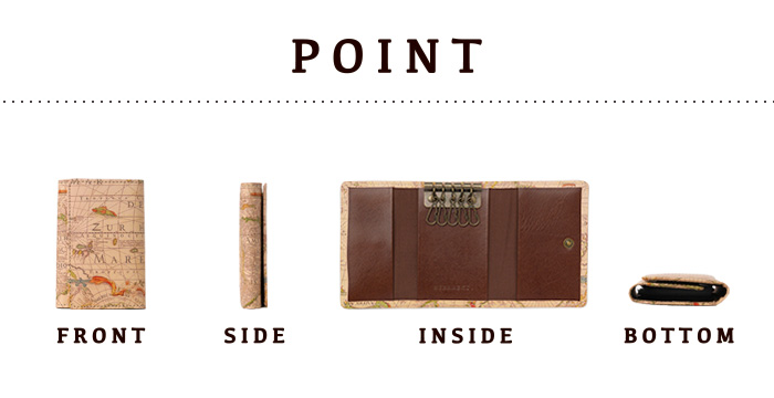 アートヌメレザーシリーズ キーケースの使い勝手のいいポイントを紹介