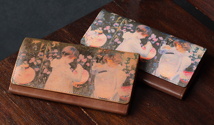 サージェント柄の、新品・経年変化後の比較写真。クラシックでレトロな雰囲気にエイジングしています。