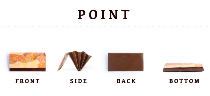 アートヌメレザー長財布のポイント