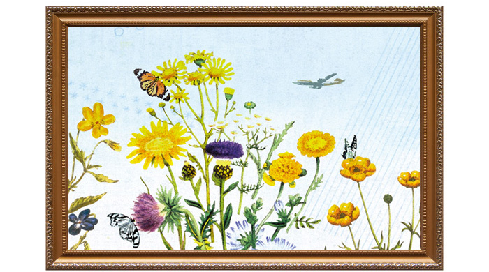 フィールドフラワーのデザイン原画