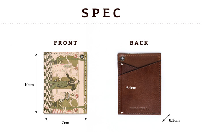 以下よりサイズや素材などのスペックを記載