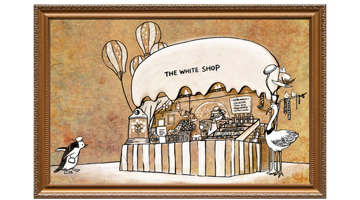 ホワイトショップのデザイン原画