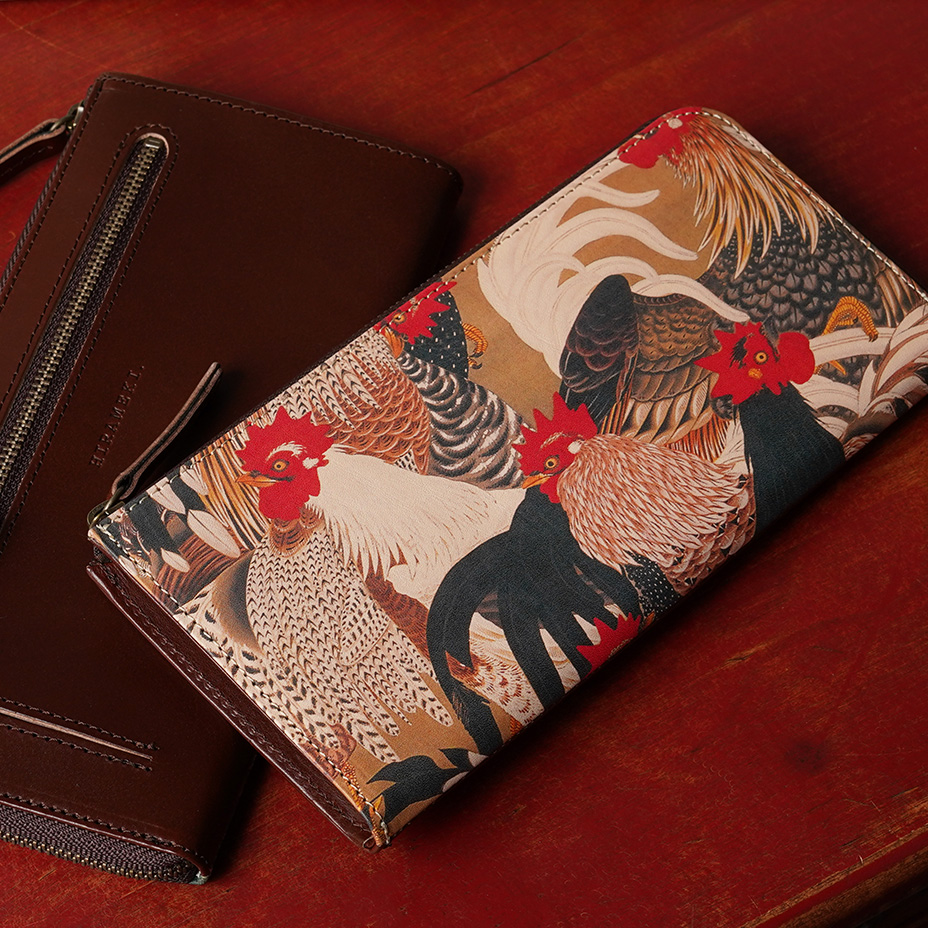 アートヌメレザー L字ファスナー長財布