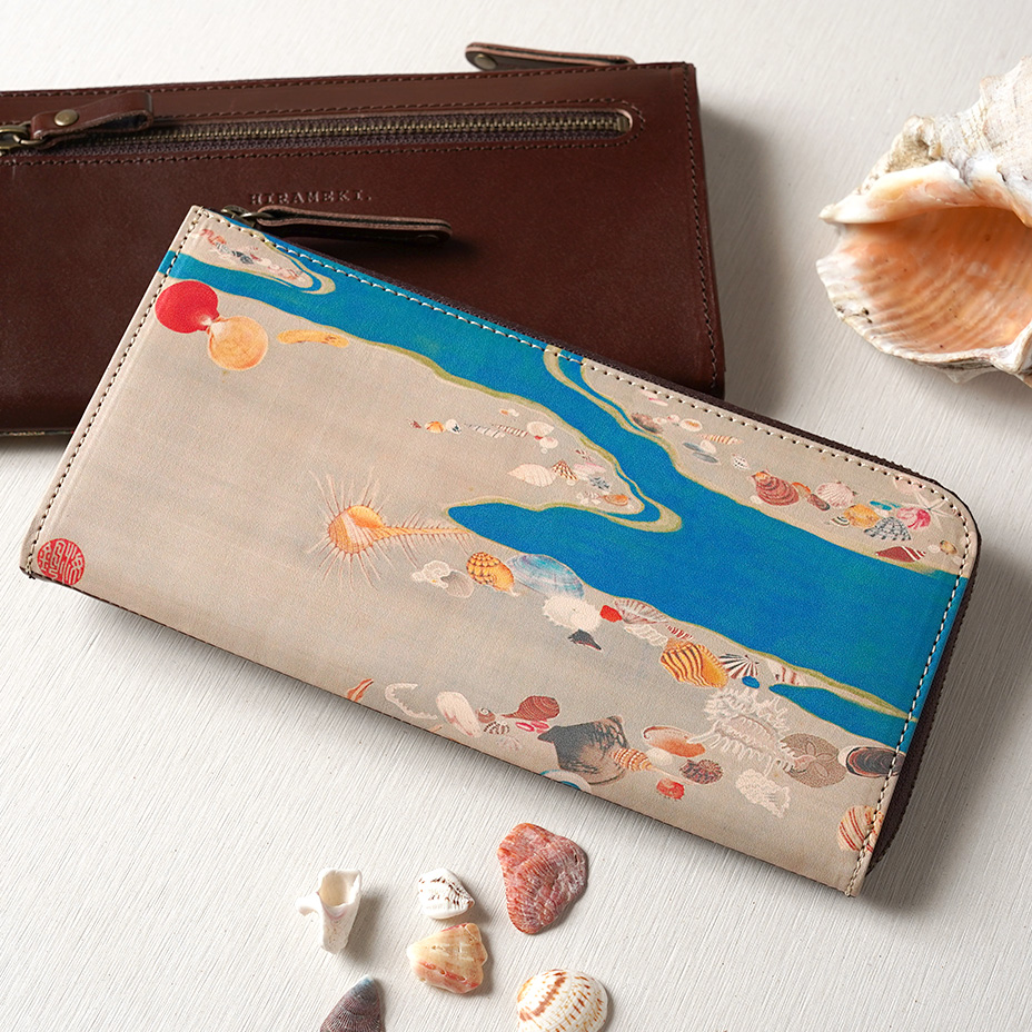 アートヌメレザー L字ファスナー長財布