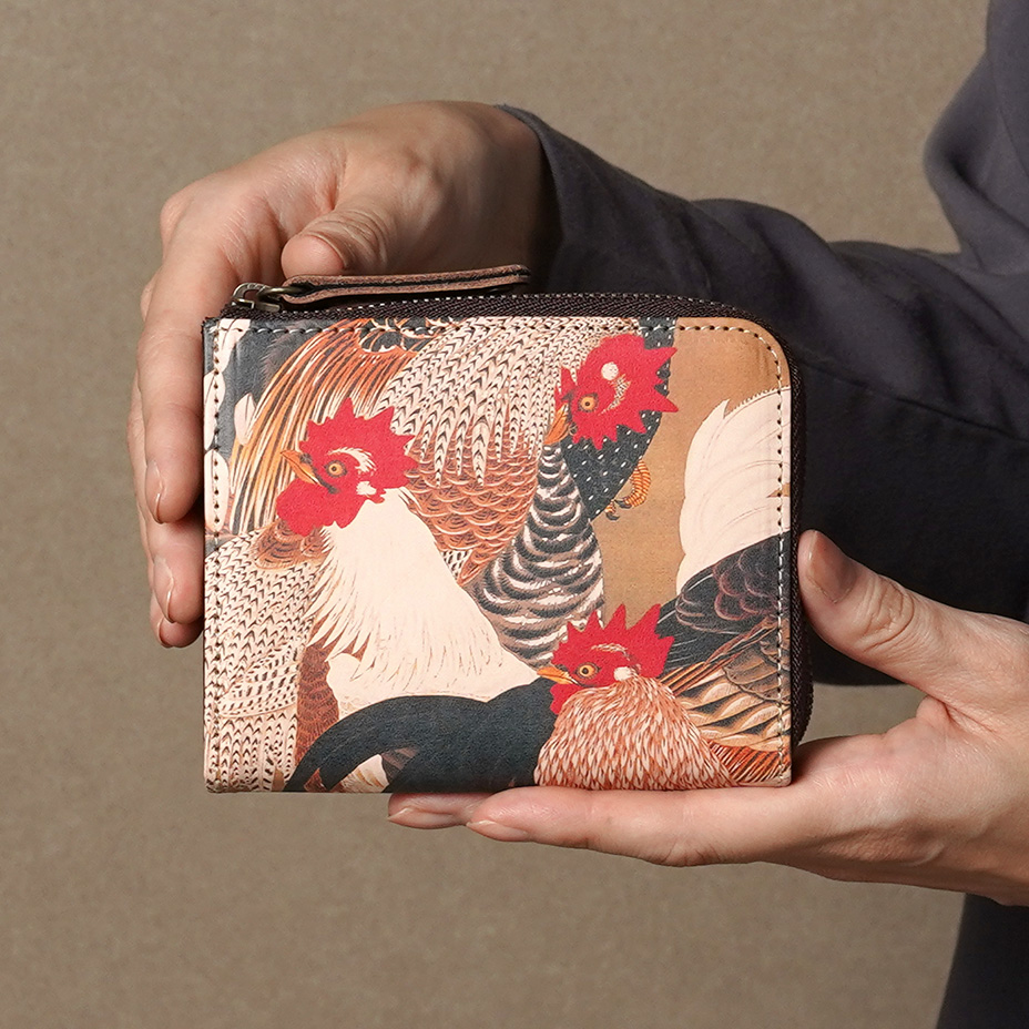 ヌメ革に映える美しいアート