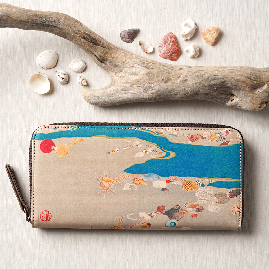 アートヌメレザー ミニ ラウンドファスナー長財布