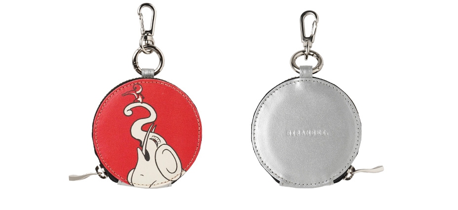 伊藤若冲 レザーキーホルダー