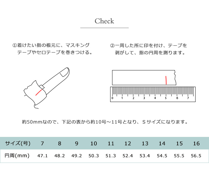 Blue-ART リングサイズ