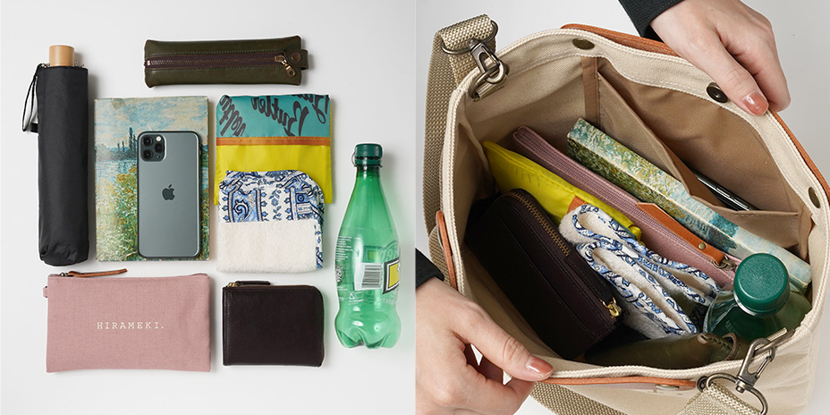 CANVAS 2WAYポシェット 収納例