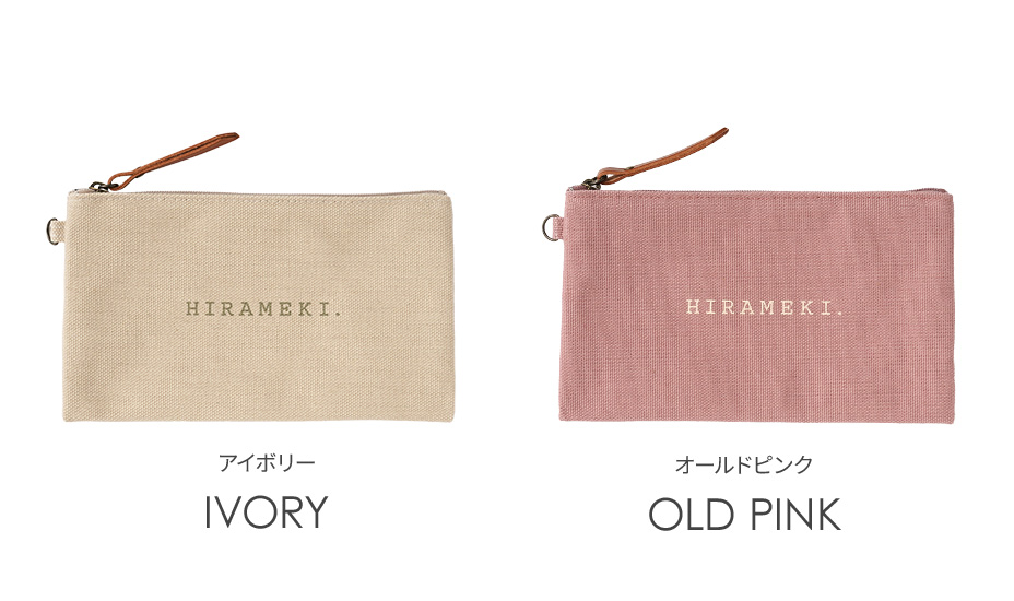 CANVAS ファスナーポーチM カラーバリエーション