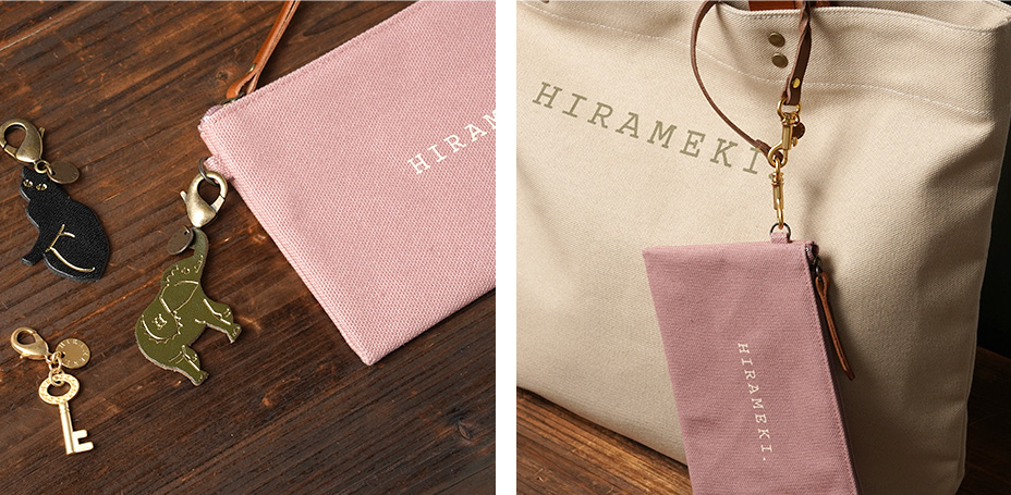 CANVAS ファスナーポーチM カスタマイズ