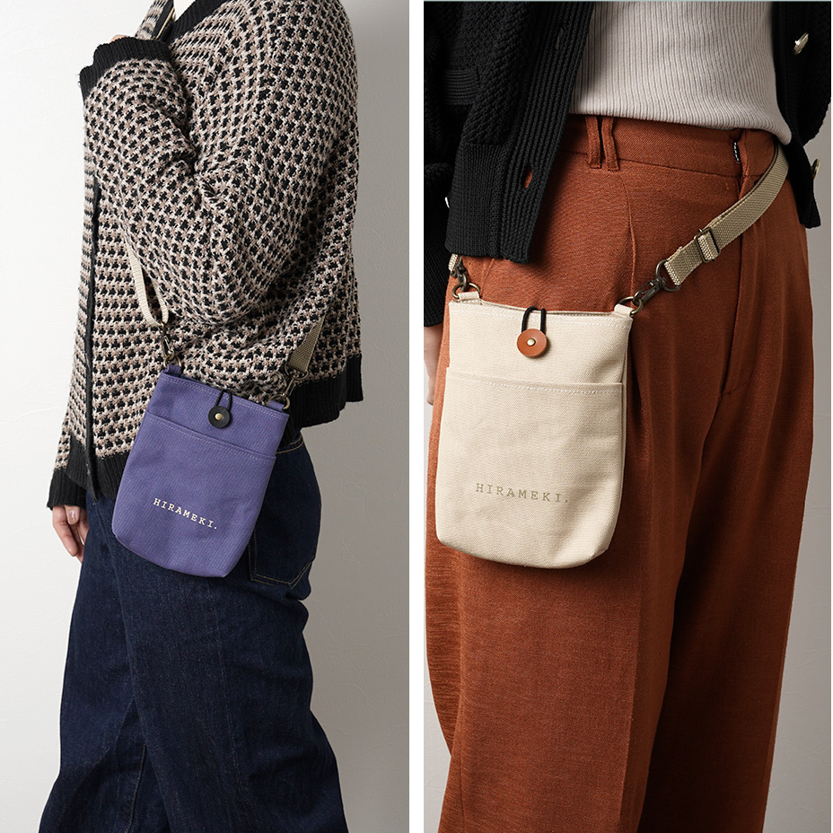 CANVAS スマホポシェット 様々な使い方が可能