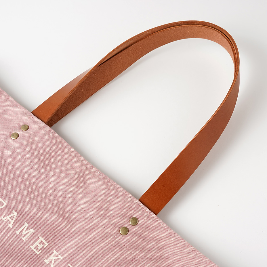CANVAS トートバック レザーハンドル