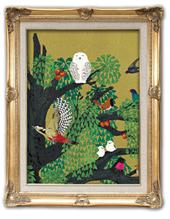 鳥の楽園柄のアイテム一覧ページへ移動する