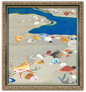 ＜伊藤若冲＞貝柄のアイテム一覧ページへ移動する