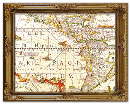 アンティークマップ柄のアイテム一覧ページへ移動する