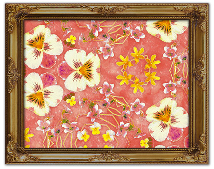 ビオラ柄のアイテム一覧ページへ移動する