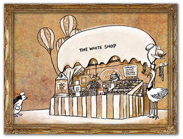 ホワイトショップ柄のアイテム一覧ページへ移動する