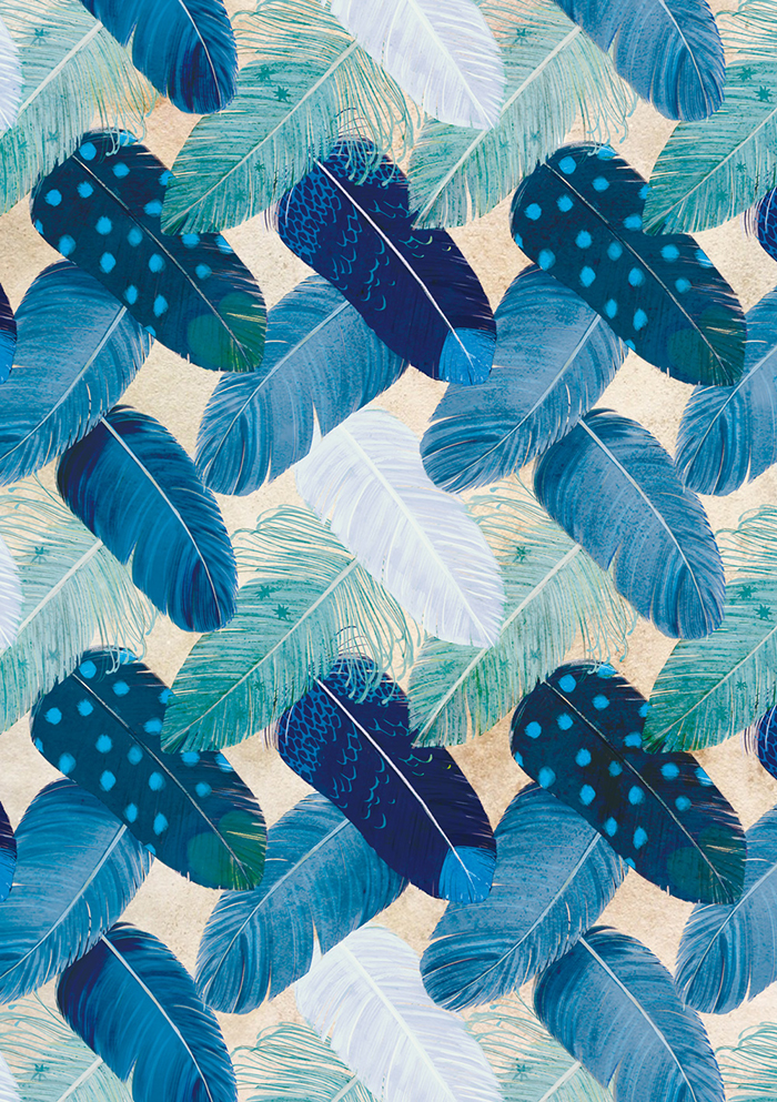 ヒラメキオリジナル「 フェザーカーテン 」  HIRAMEKI. original design