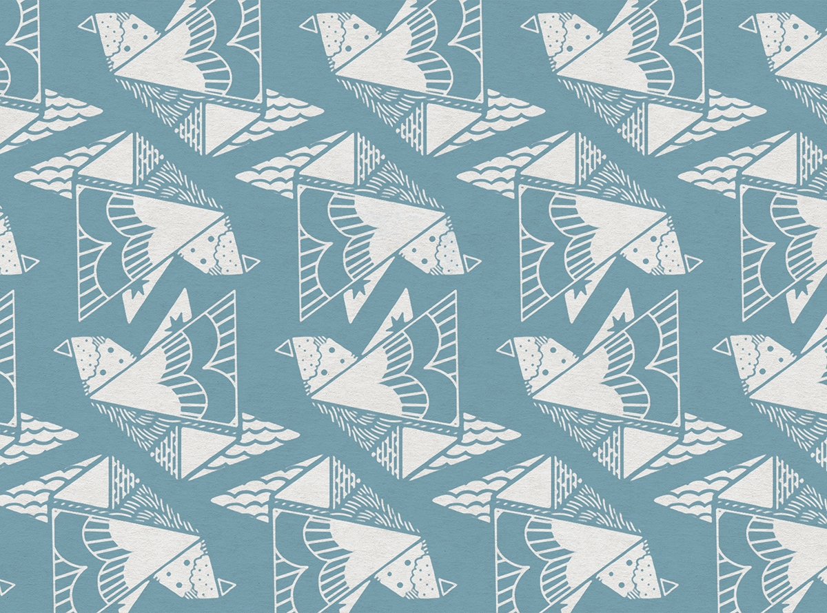 デザイン：ヒラメキオリジナル 「ハレノヒドリブルー」