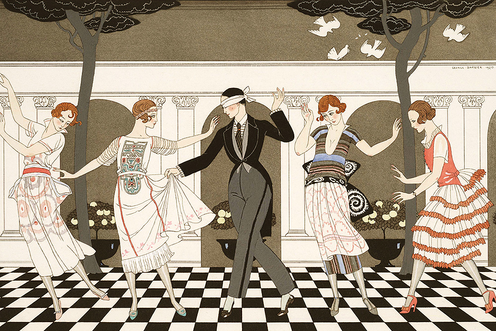 デザイン：「恋は盲目」（L'Amour Est Aveugle）1920