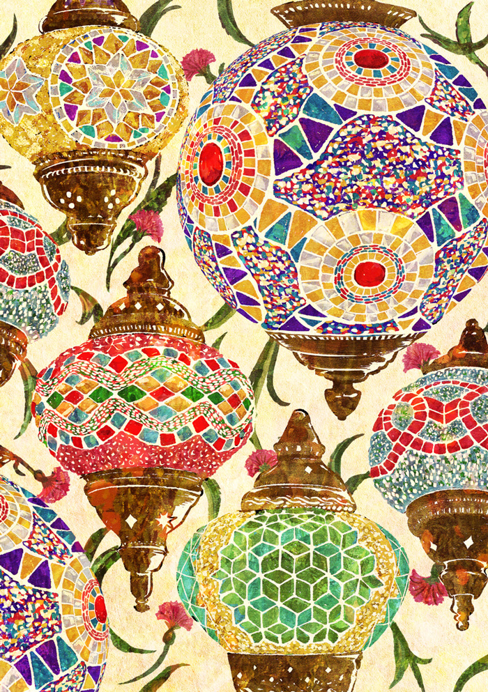 ヒラメキオリジナルデザイン：「オリエンタルランプ」 HIRAMEKI. original design