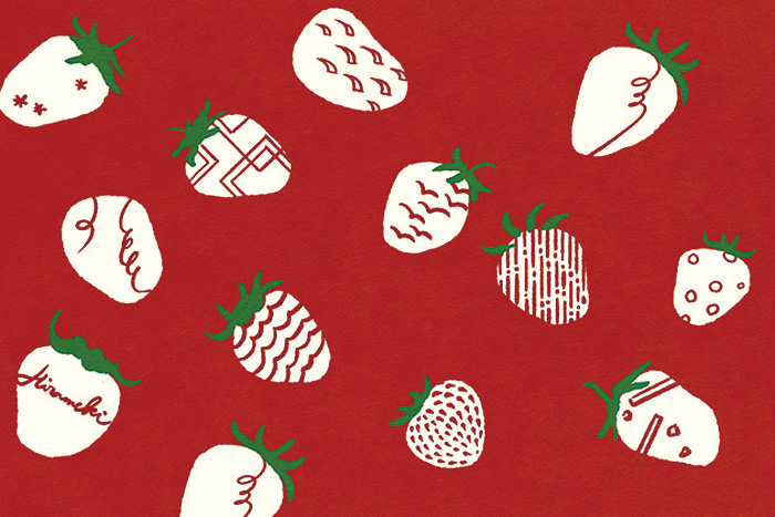 ヒラメキオリジナルデザイン「イチゴ」 HIRAMEKI. original design