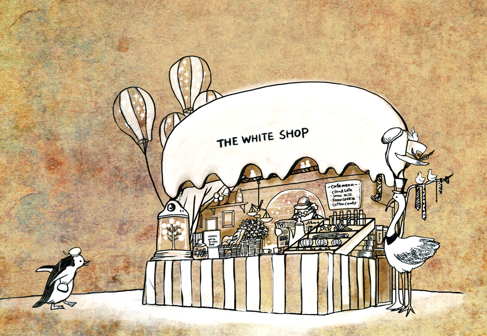 デザイン：WHITE SHOP「ホワイトショップ」
