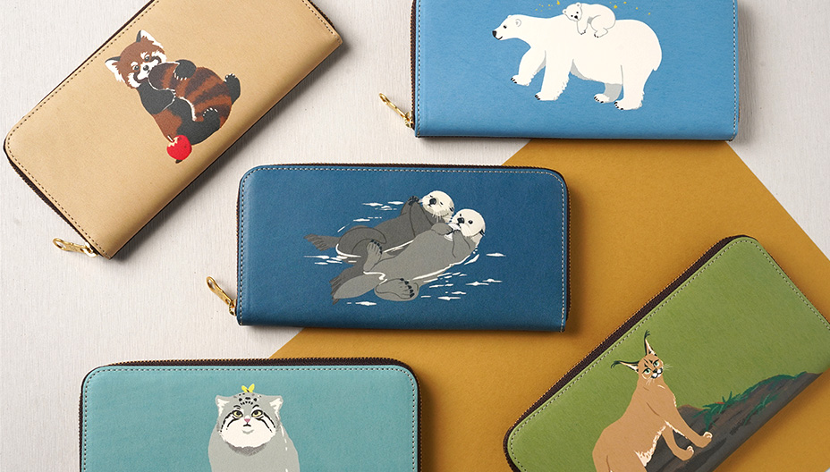 ミニラウンドファスナー長財布 ANIMALS