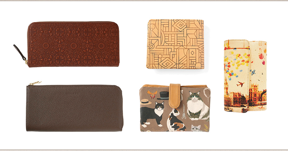 ブラウンの財布