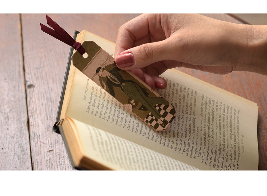 レザーブックマーク