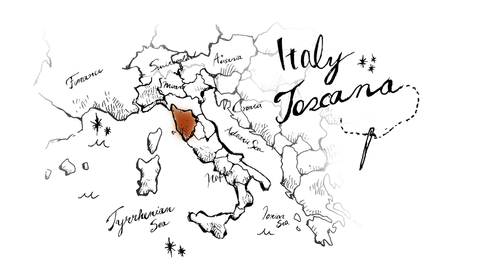 「イタリア植物タンニンなめし革協会」のあるトスカーナ地方