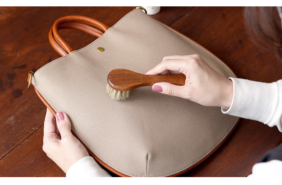 帆布のお手入れ