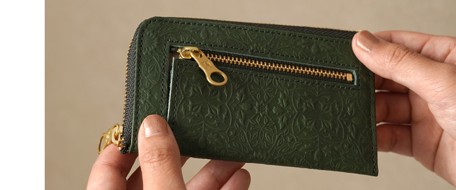 キーケース ローズリーフ