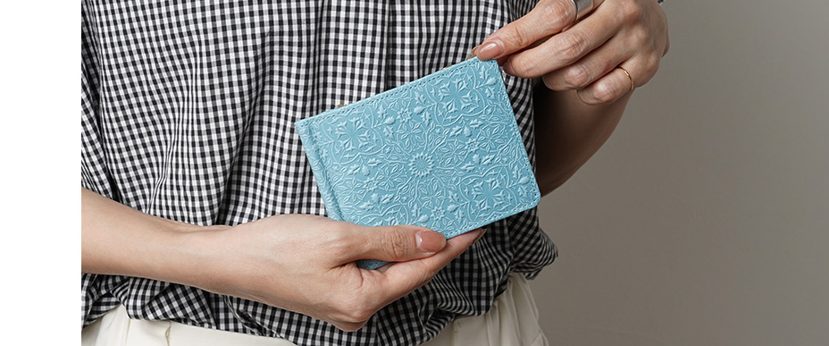 マネークリップ サムシングブルー