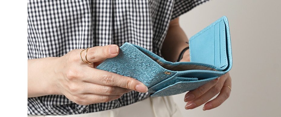 プチウォレット サムシングブルー