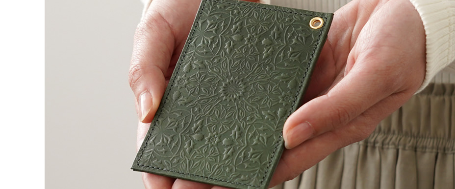 パスケース ローズリーフ