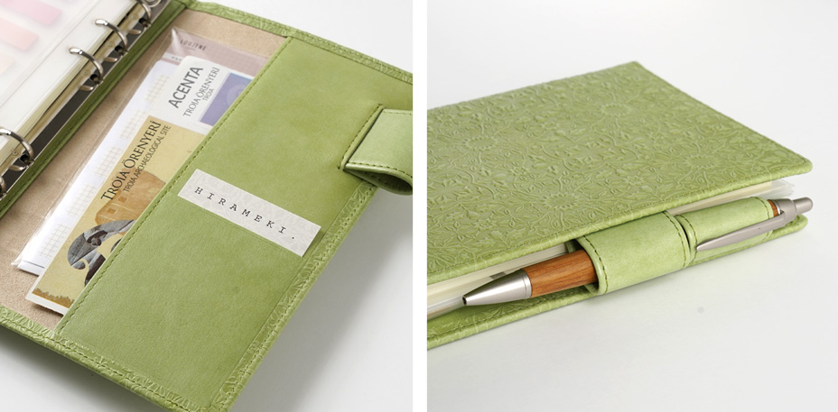 手帳を楽しむ人に嬉しい多機能ポケット