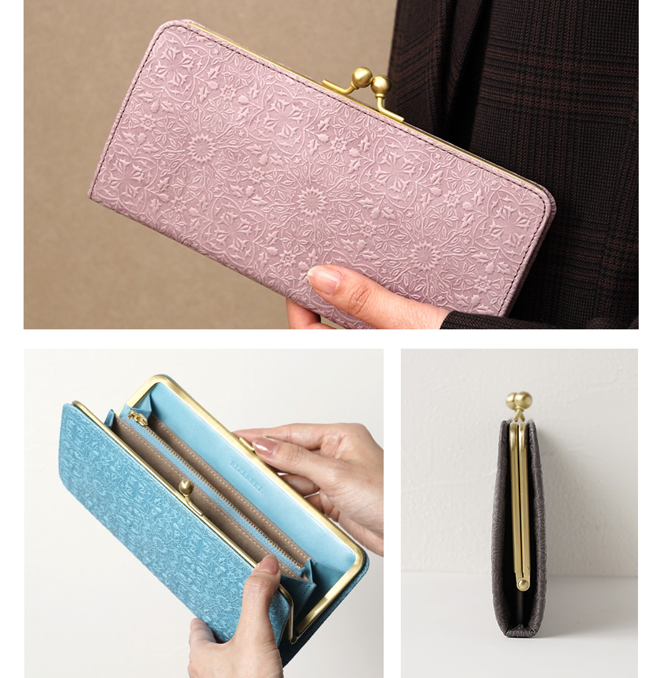 スリムガマグチ長財布