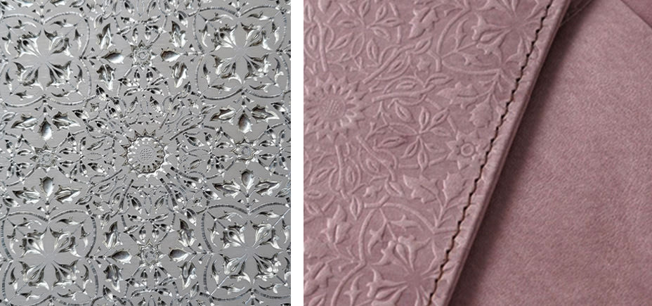 唯一無二の立体的な模様