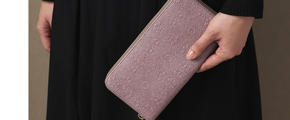 長財布 クラシックパープル