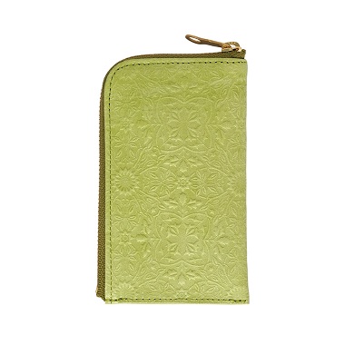 【モリス】L字ファスナーキーケース｜グラスグリーン