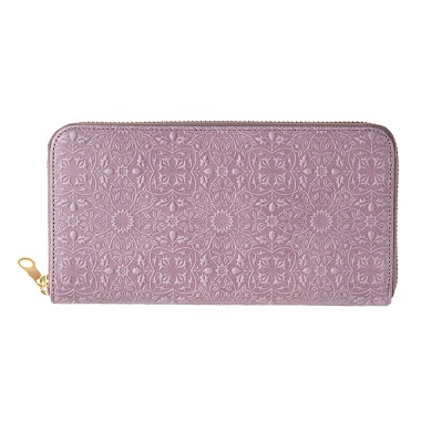 【モリス】ラウンドファスナー長財布｜クラシックパープル・モダングレー・ローズリーフ