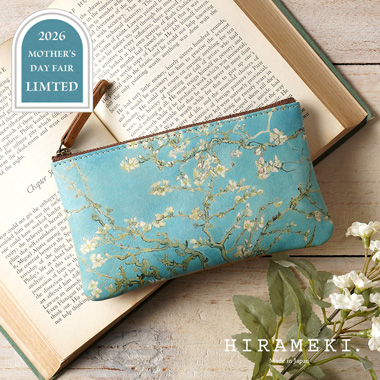 【ラウンド】ファスナーミニポーチ|アーモンドブロッサム