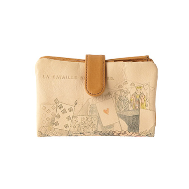 【ラウンド】ベロ付き財布｜トランプ