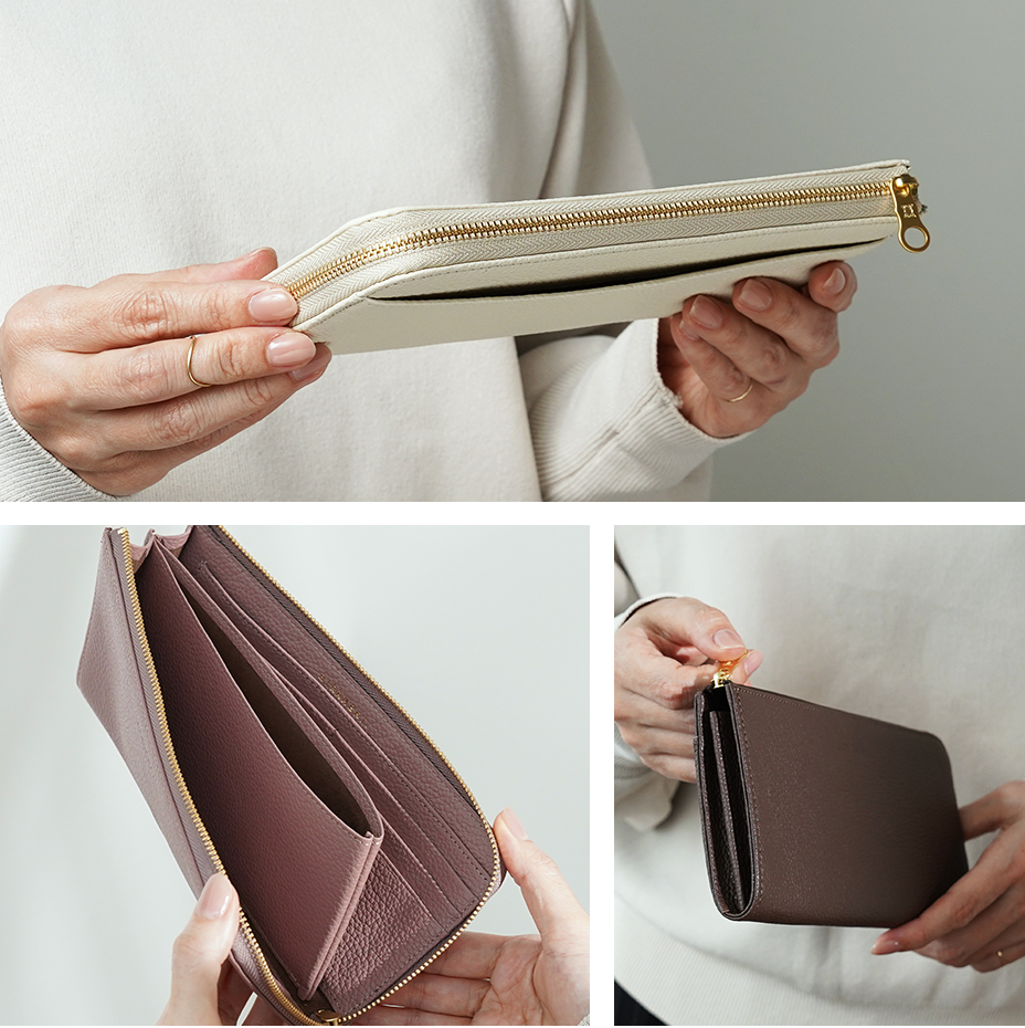 L字ファスナーマチ付き長財布