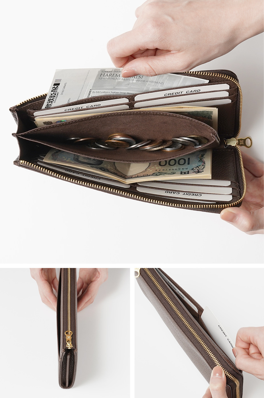 スリムなフォルムに抜群の収納力