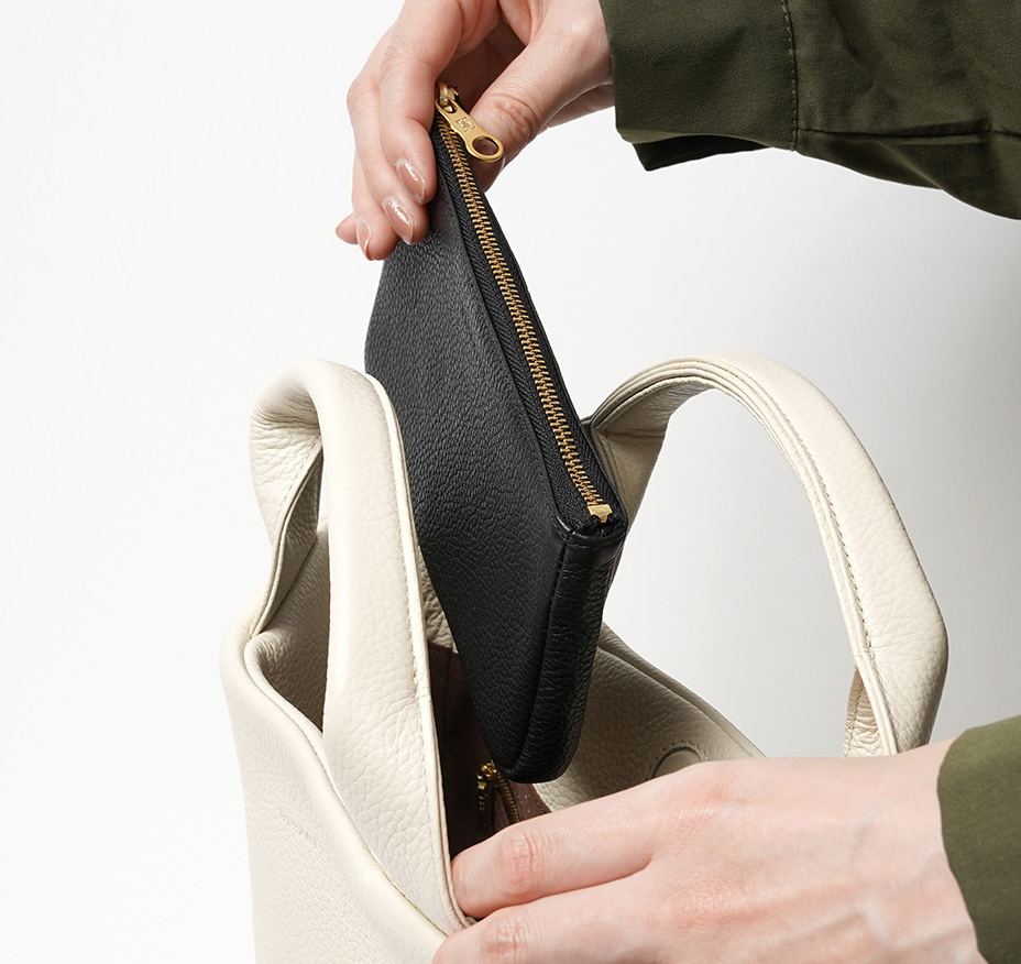 スリムなマチで嵩張らない