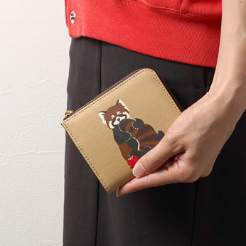 アニマルズ｜L字ファスナーウォレット＜レッサーパンダ＞